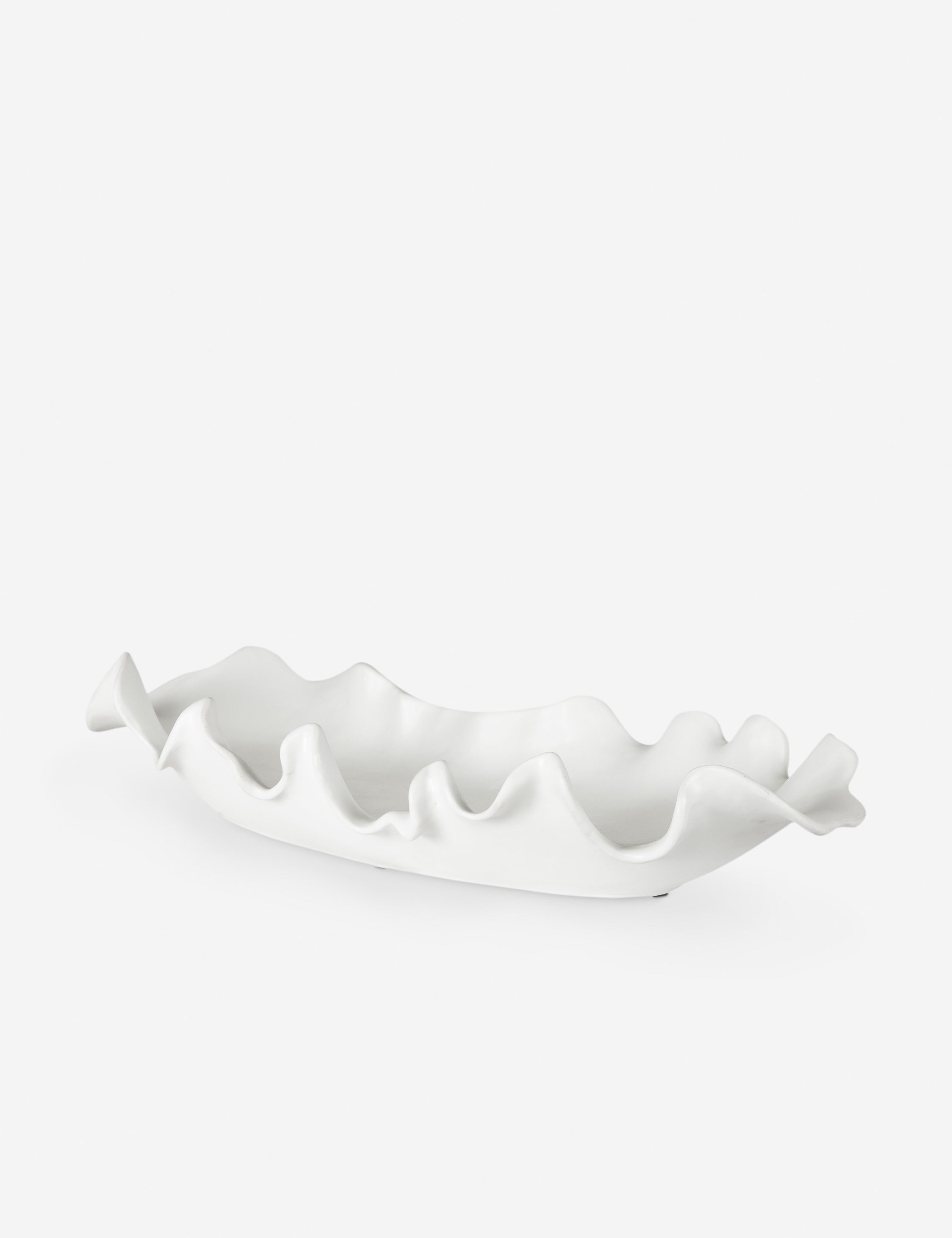 Decorative Matte White Bowl - White - Image 2