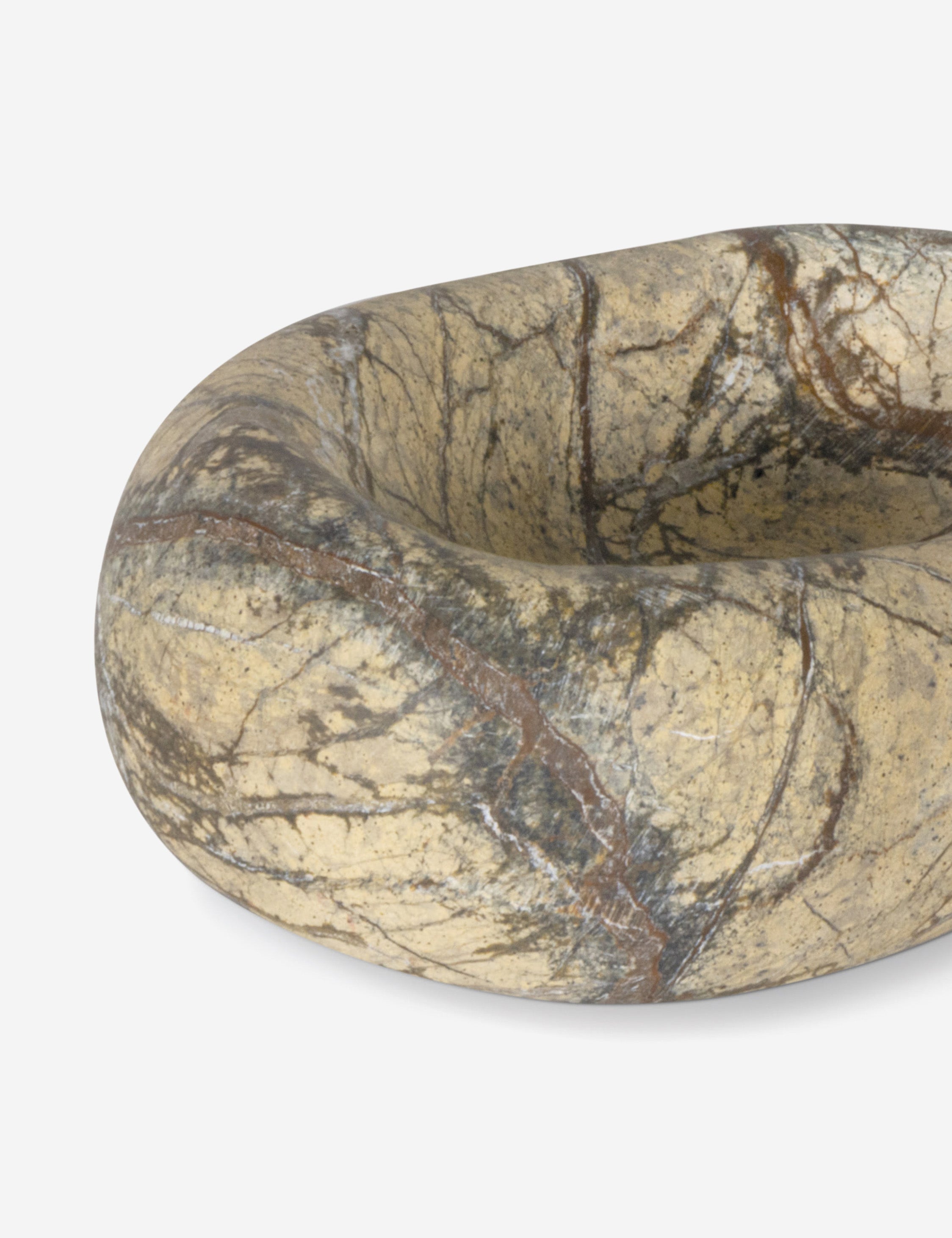 Organic Brass Natural Bowl - Black - Image 5