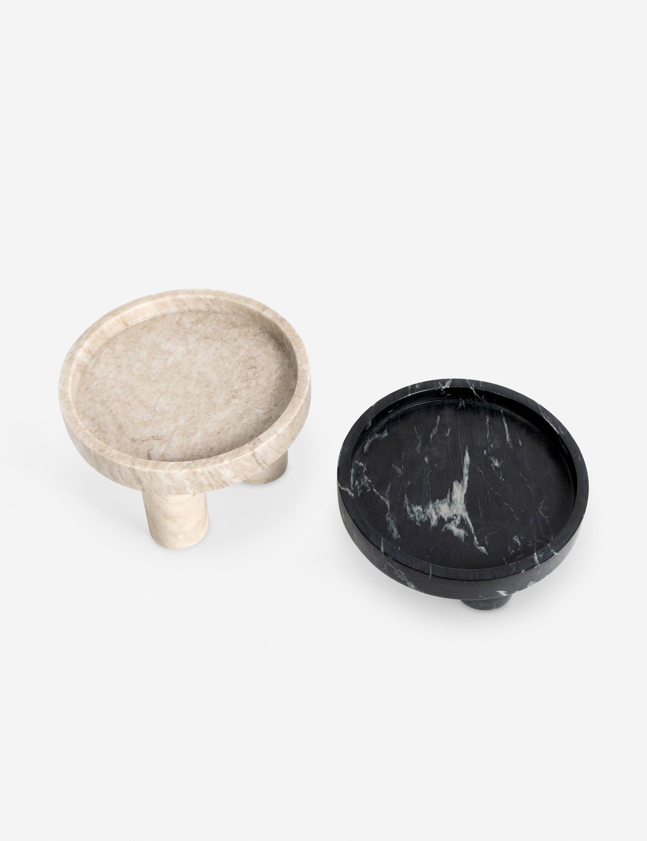 Sculptural Marble Bowl (Set of 2) - DefaultTitle - Image 11