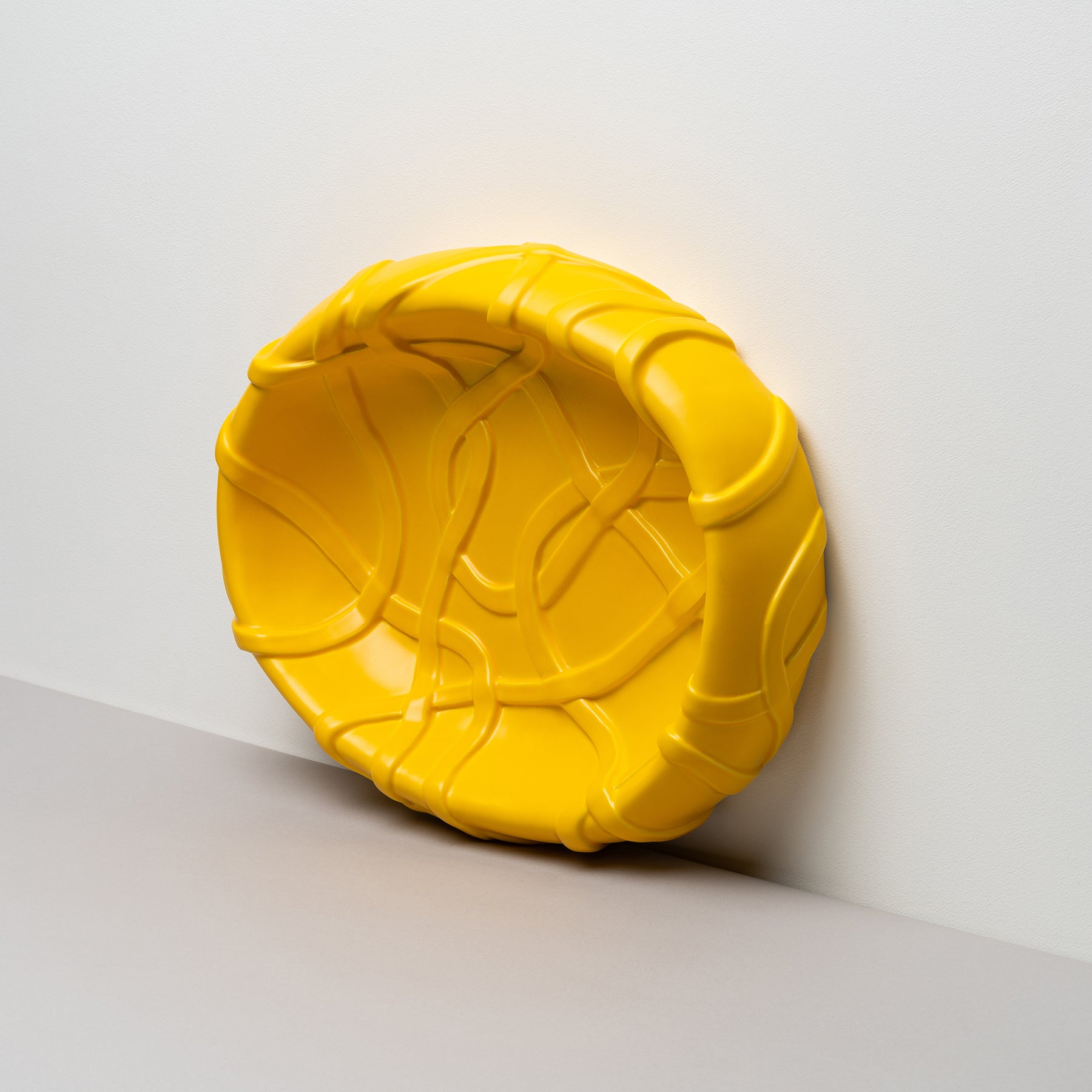 Freesia Centerpiece Plate - Draped Edge Design - Image 2