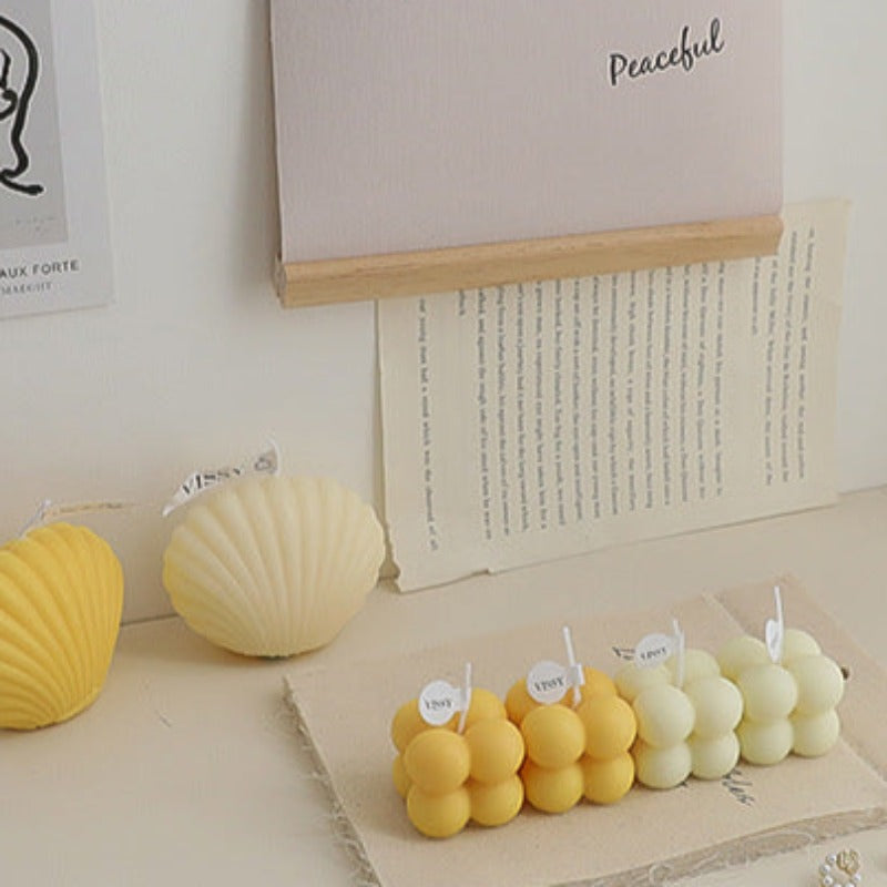 Mini Bubble Cube Decorative Candle - Image 2
