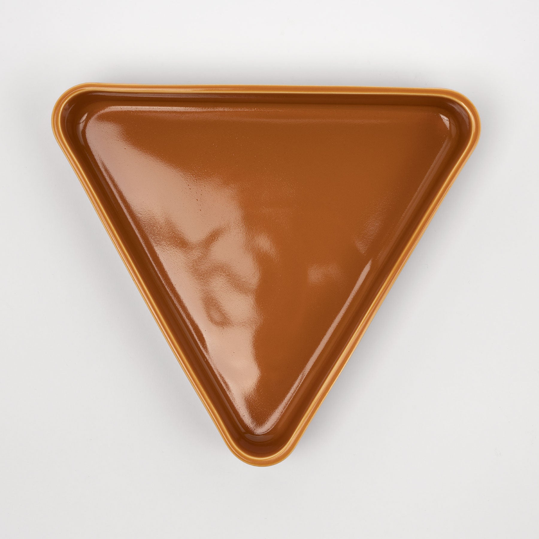 Umami Yellow Geometric Bowl - Low-Profile Triangle Silhouette - Image 4