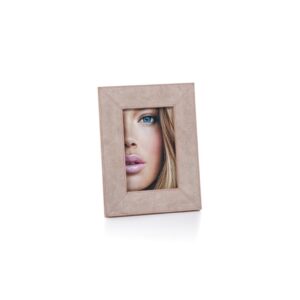 Amalfi Blush Suede Photo Frame