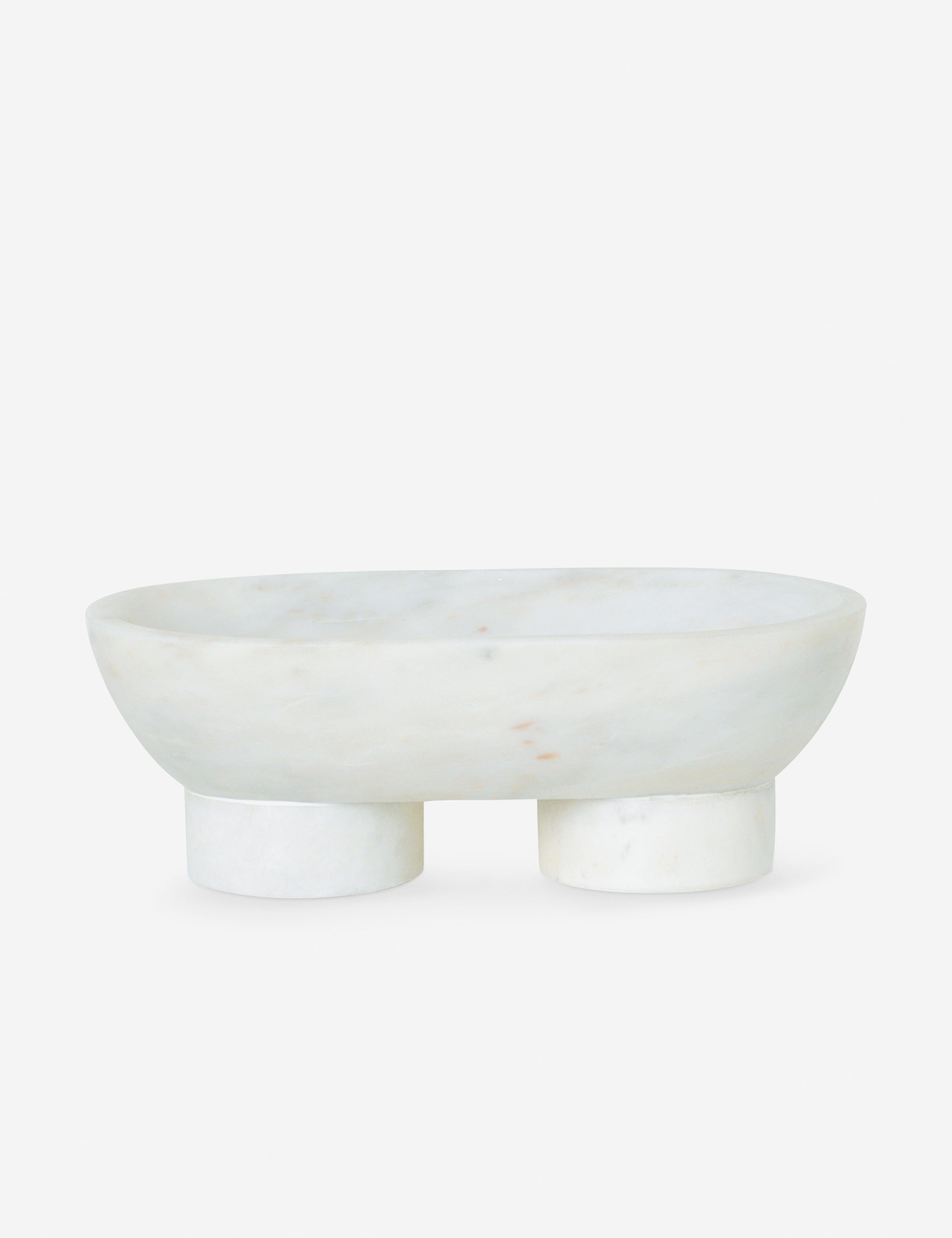 Decorative Natural Stone Bowl - White - Image 2